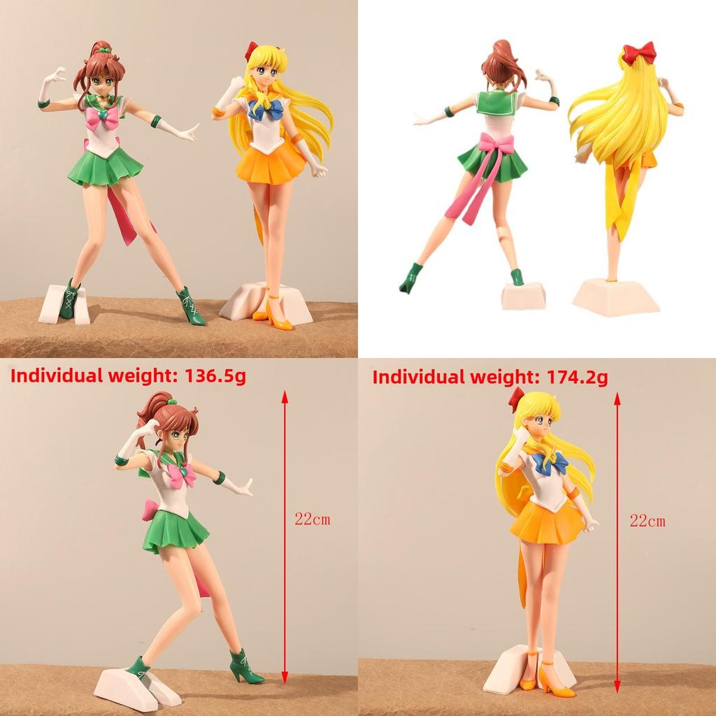 And Kino Makoto Aino Minako Pvc Model Ornament For Anime Fan Gift