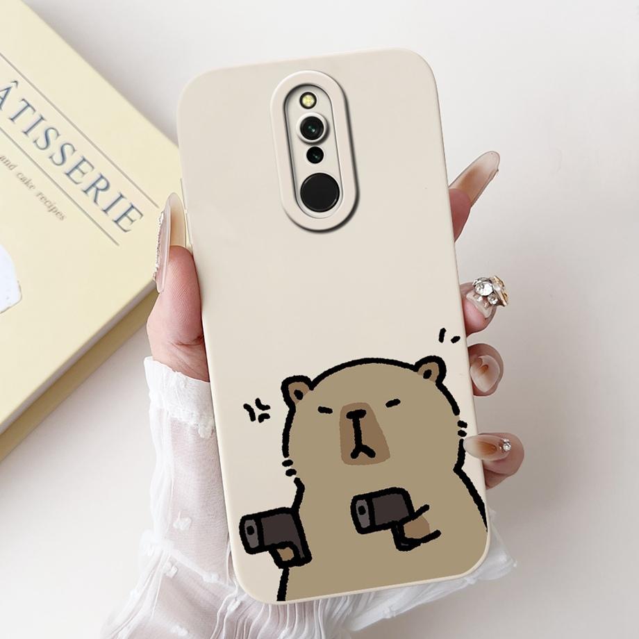 Cool Soft Silicone Case For Xiaomi Redmi 8 8a Phone Case Shockproof Back Cover For Redmi8 Redmi8a Rabbit Panda Cartoon Fundas