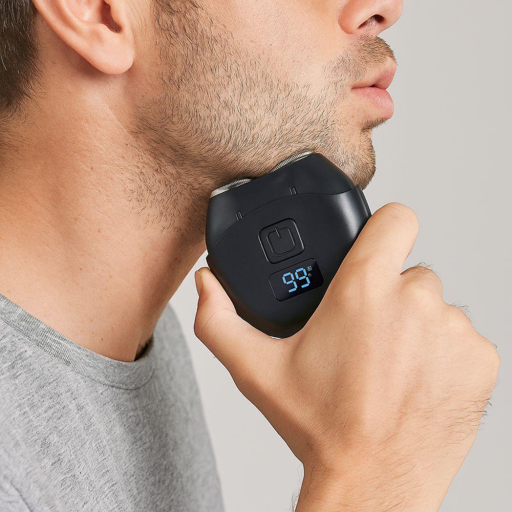 Digital Display Electric Shaver Double-headed Beard Hair Trimmer Travel Pocket Razor  Household