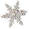 Snowflake Hair Clip Christmas Barrette Sweet Christmas Flat Clip Hairpin Christmas Elegant Hair Clip for Bunches