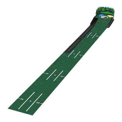 Golf Putting Practice Mat with Automatic Ball Return