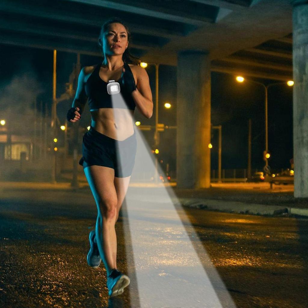 LED Clip Lamp Magnetic USB Charging Running Lamp Outdoor Headlamp Waterproof Jogging Lamp Outdoor Backpack Buckle Light