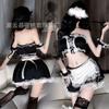 Sexy Lingerie Hot Split Chest Wrap Skirt Uniform Sexy Lace Apron Little Maid Seduction