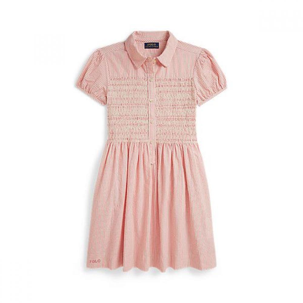 Polo Ralph Lauren Girls 7 16 Striped Cotton Dress Cwpodrsg3d21149101 8