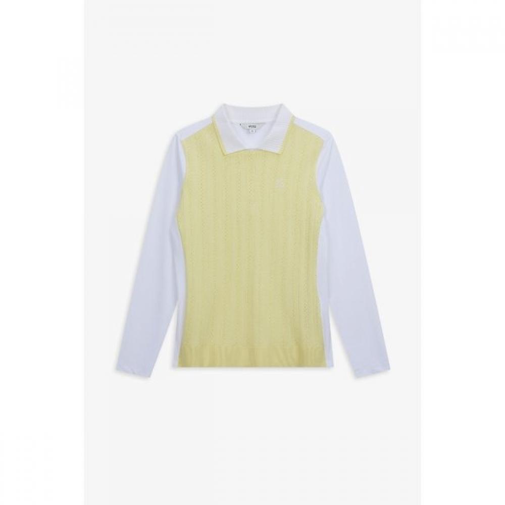 Ecco Golf Women Knit Hybrid Long Sleeve Tee Esacls20050