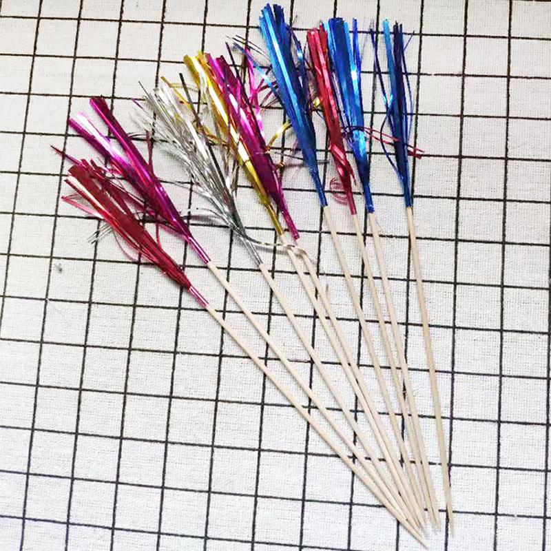 100Pcs Firework Cocktail Picks Cupcake Toppers Drink Appetizer Toothpicks New