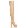 Platform High Heeled Women Over The Knee High Boots Brand Design 2025 Winter Fashion Sexy Elegant Walking Comfy Women Shoes