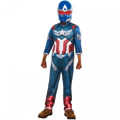 Capitão América: Conjunto de Fantasia Deluxe Infantil/Crianças Admirável Mundo Novo