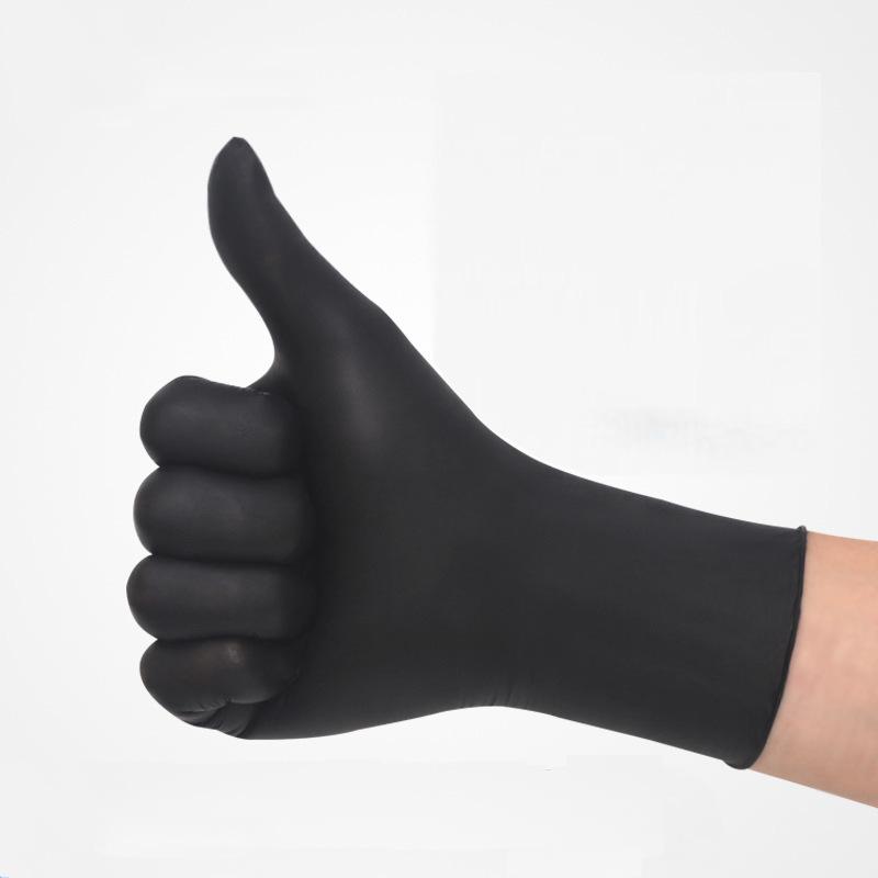 Food Grade Disposable Nitrile Gloves: Wear-Resistant, Acid & Alkali Resistant for Kitchen & Laboratory Use