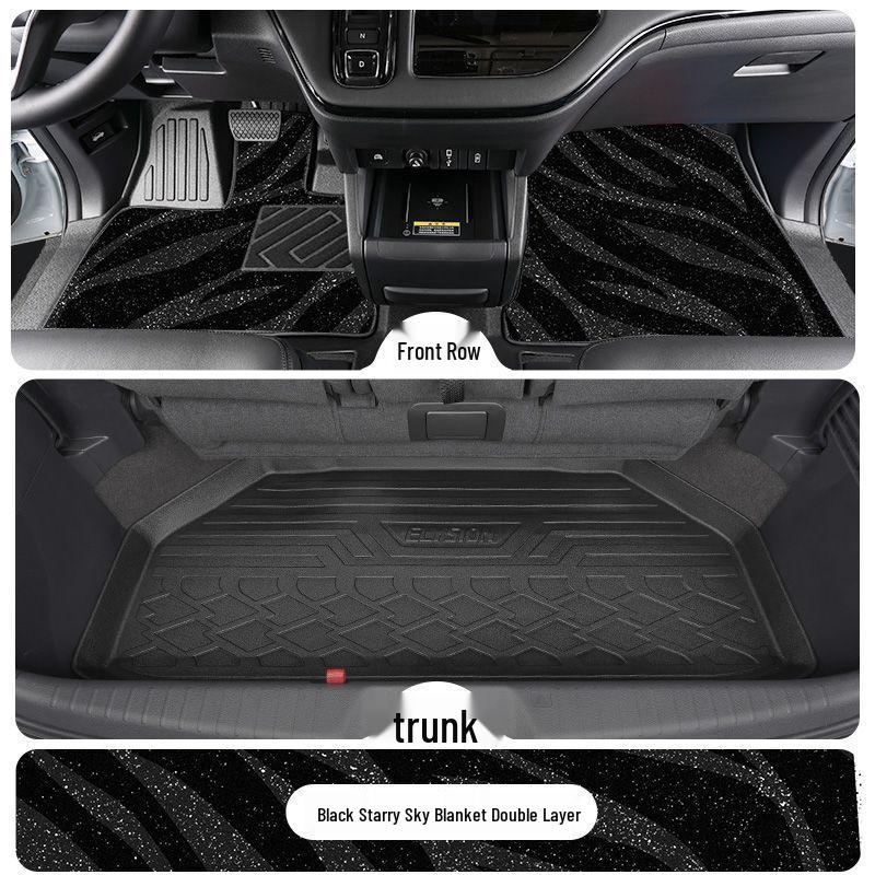 Honda Odyssey Floor Mats, Full Coverage, Models 15-26, Front Row TPE, EHEV Seven-Seater Special GAC