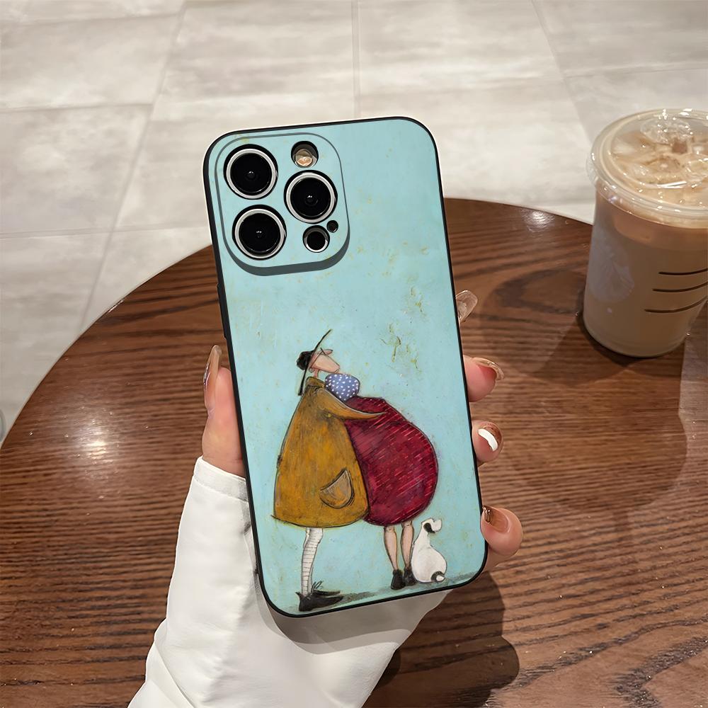 

Sam Tof Phone Case For 17 Pro Max Iphone 14 Pro Max 12 16 15 13 Pro 11 Xr X Xs 8 7 Plus Back Cover iPhone11Pro