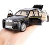 Rolls-Royce Phantom-Modellauto im Maßstab 1/32, Spielzeugauto mit Rückziehfunktion aus Zinklegierung mit Ton und Licht als Geschenk für Kinder, Jungen und Mädchen