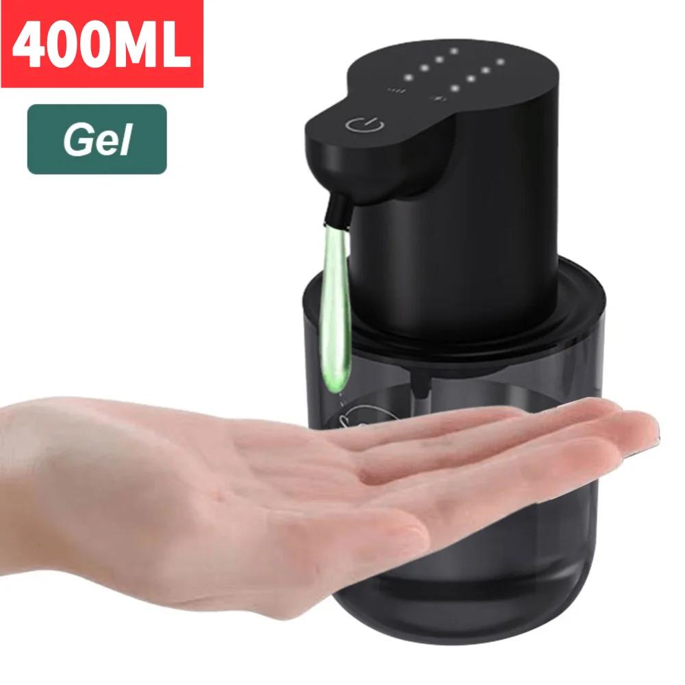 400ml Automatic Foam Soap Dispensers Touchless 4 Level Shampoo Dispenser Foam Soap Dispenser USB Rechargeable Hand Sanitizers
