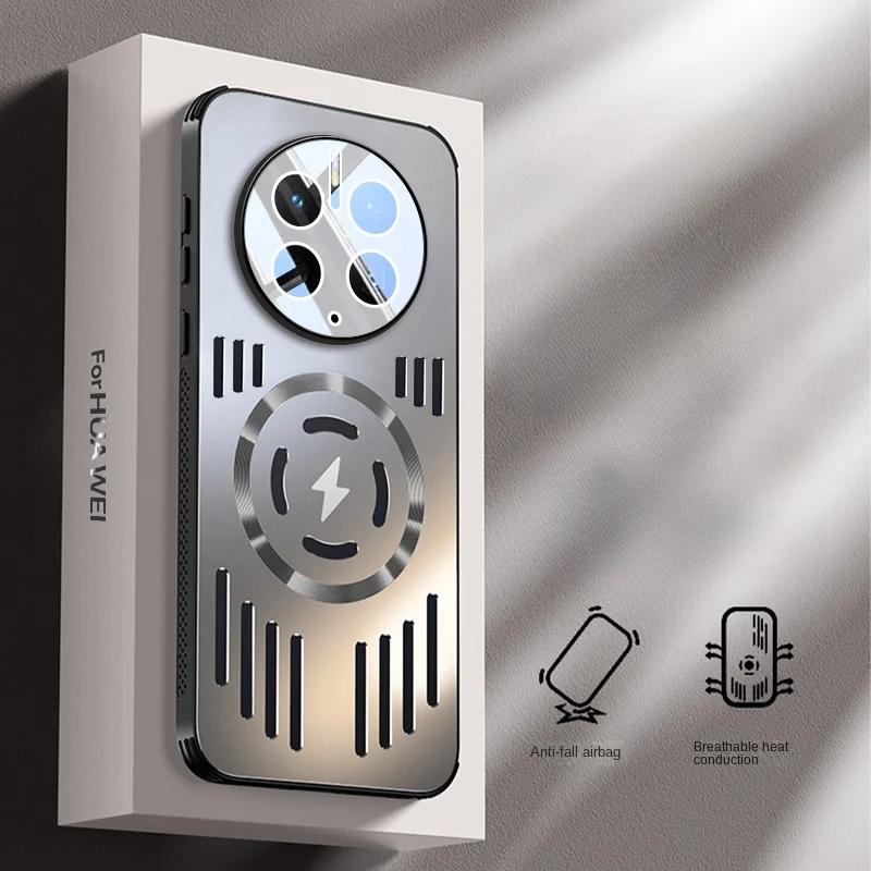 Husă Magnetică Metalică pentru Disiparea Căldurii Pentru Honor X9C Smart Magic 7 Lite 7Pro Magsafe Rezistentă la Șocuri Aliaj de Aluminiu Carcasă Dură Bumper