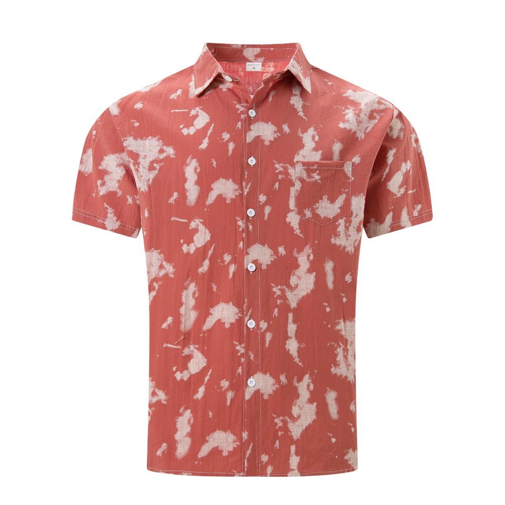 Summer Collar Short Sleeved Men's Casual Sports Shirt