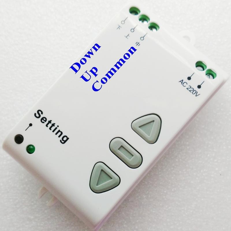 Motor Wireless Remote Control Switches AC220V High Power Roller Shutter Door Electric Curtain Remote Forwards Reverse