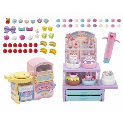 TAKARA TOMY Plastové Licca-chan Yumedeco cukrář Pom Pom Whip Oblékání Hračka House Hračka Věk 3+