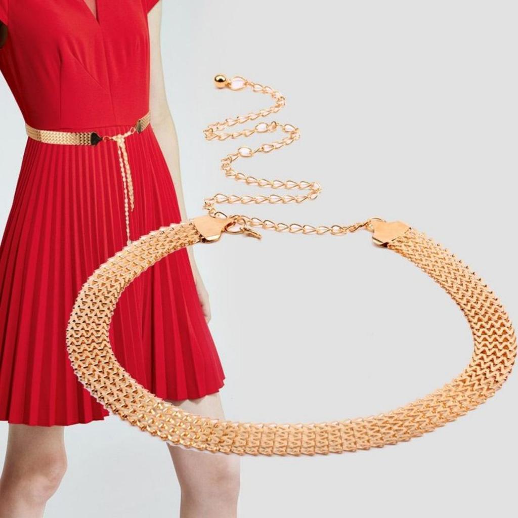 European & American Retro Metal Waist Chain - Women's Versatile Body Accessory