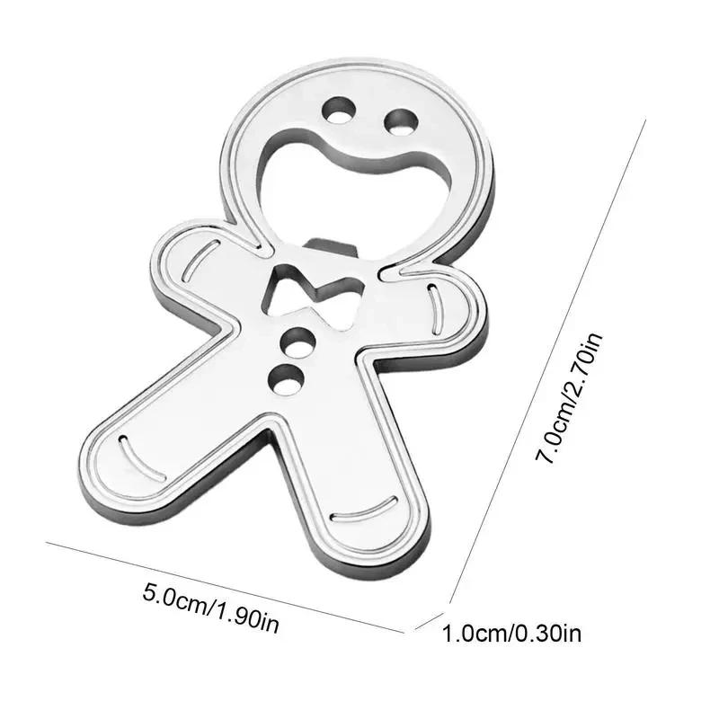 Stainless Steel Magnetic Bottle Opener Fridge Soda Glass Cap Remover Kitchen Metal Beer Bar Tool