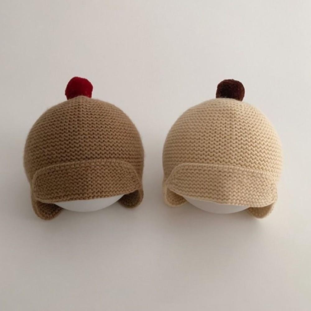 Cache-oreilles d'hiver pour bébé coupe-vent, bonnet chaud de protection des oreilles, nouveau bonnet tricoté pour bébé, garçons filles