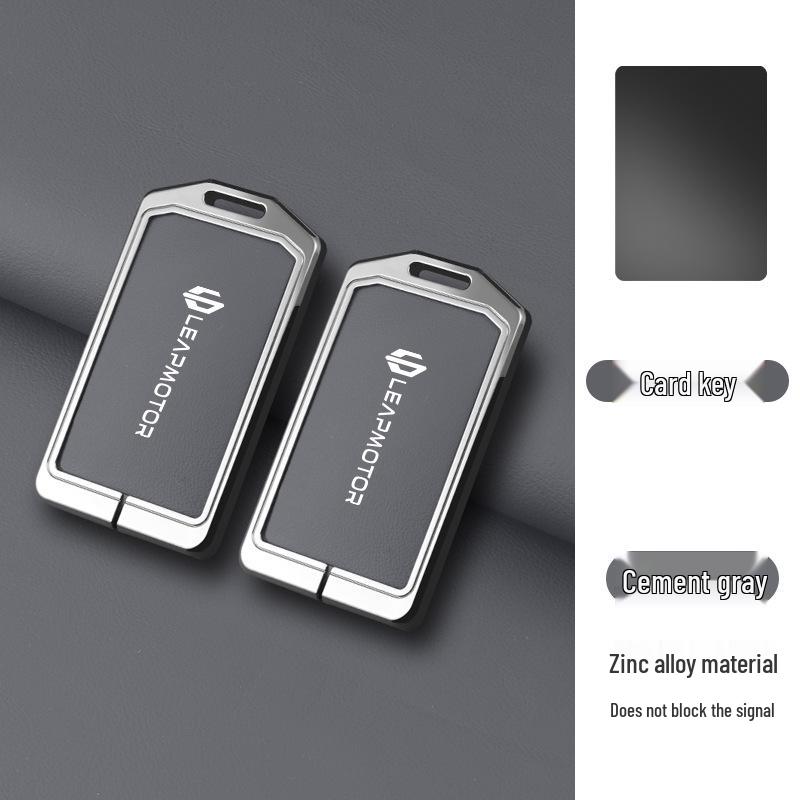

Leapmotor Protective Card Key Case: Stylish, Drop-proof, Anti-lost Shell with Buckle and Card Holder for C10, C16, C01, B01 Models.