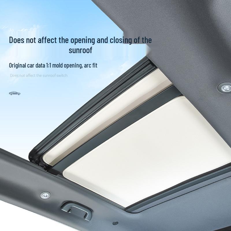 Electrostatic Sunshade Curtain for BYD Song, Seal, Qin, Han, Yuan, Tang, EVDM with Sunroof