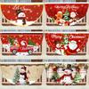 Christmas Outdoor Fan-shaped Flag Banner Christmas Decor for Home 2026 Cristmas Drop Ornament Xmas Navidad Gift New Year 2026