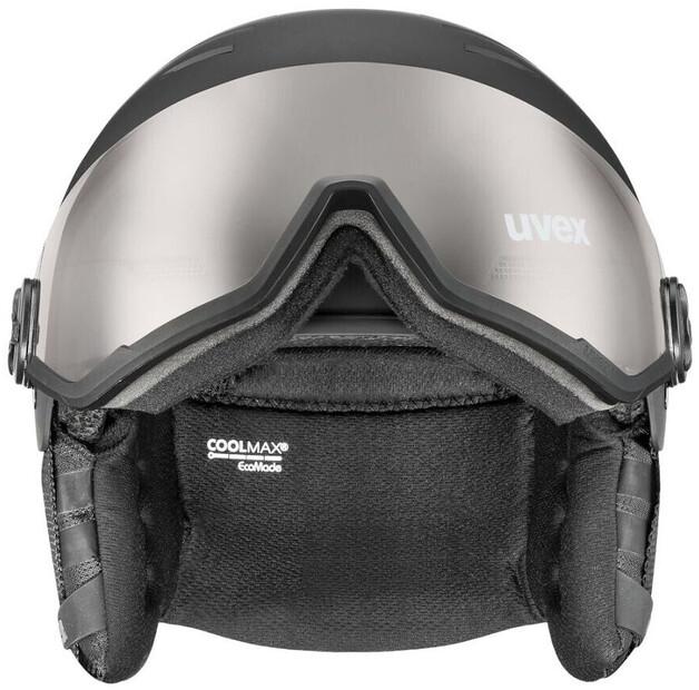 Шлем защитный uvex Wanted Visor Pro V черный