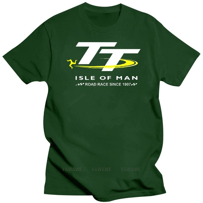 Vtipné tričko vintage štýl bavlnené krátky rukáv T tričko TT - Isle of Man do 5XL módna potlač tričká pánske bežné tričko
