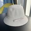 Simple short-brimmed fisherman's hat children's summer thin breathable dome basin hat travel sunscreen visor