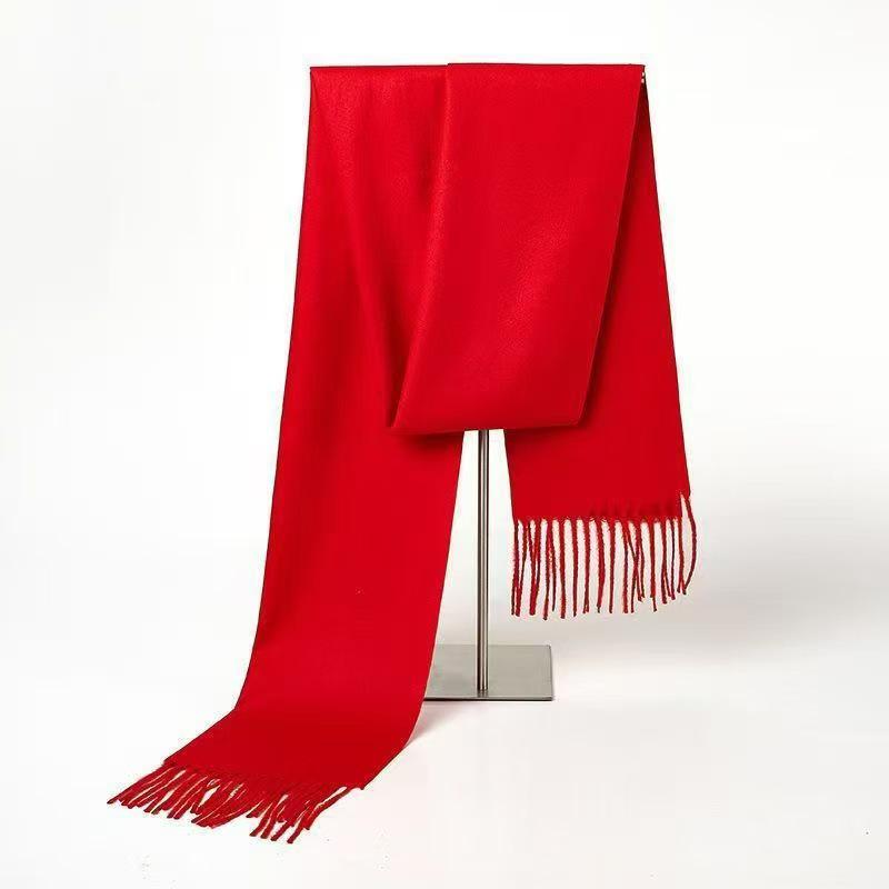 Chinese Red Scarf Logo Printing Embroidery for Events: Reunions, Corporate Meetings, Birthdays, and Weddings