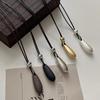 Adjustable Pendant Necklace Metal Long Rope Chain Fashion Sweater Chain  Clothing Accessory