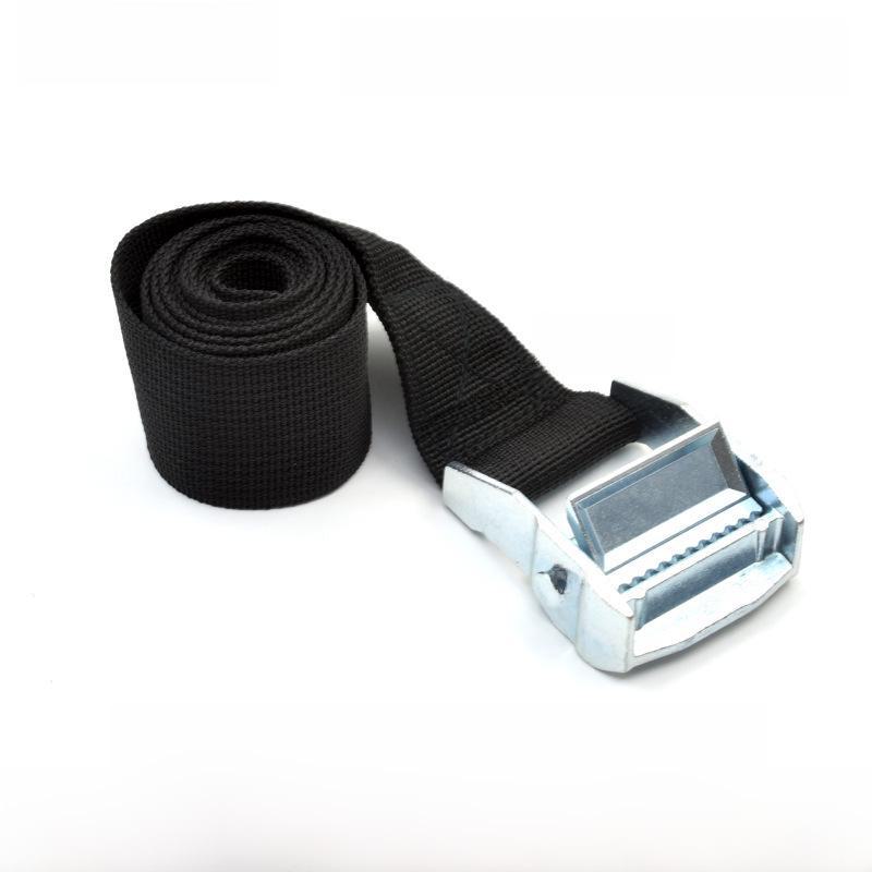 Black Zinc Alloy Buckle Strap for Cargo Luggage with Polypropylene Tightening Wire