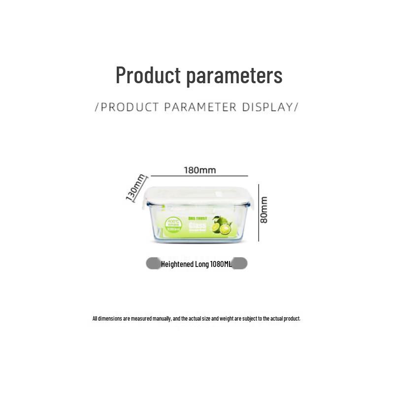 Chuangde Heat-Resistant Glass Lunch Box
