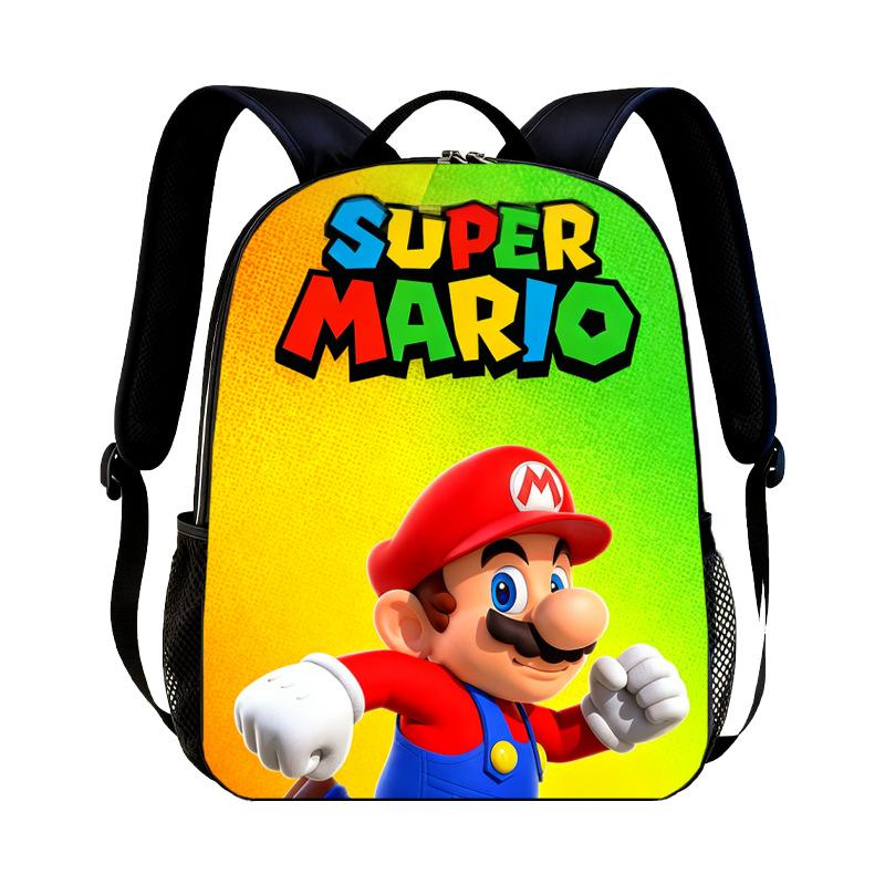 Νέο Σακίδιο Νηπιαγωγείου Super Mario Παιδικό με Εκτύπωση Mario Καθημερινό Casual Σακίδιο για Αγόρια Κορίτσια