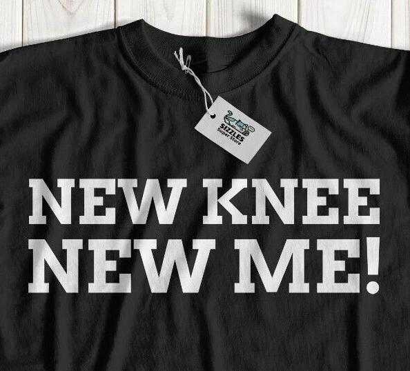 New Knee Arthroplasty Funny False Knee Surgery T-Shirt Arthritis Osteoarthritis 2XL