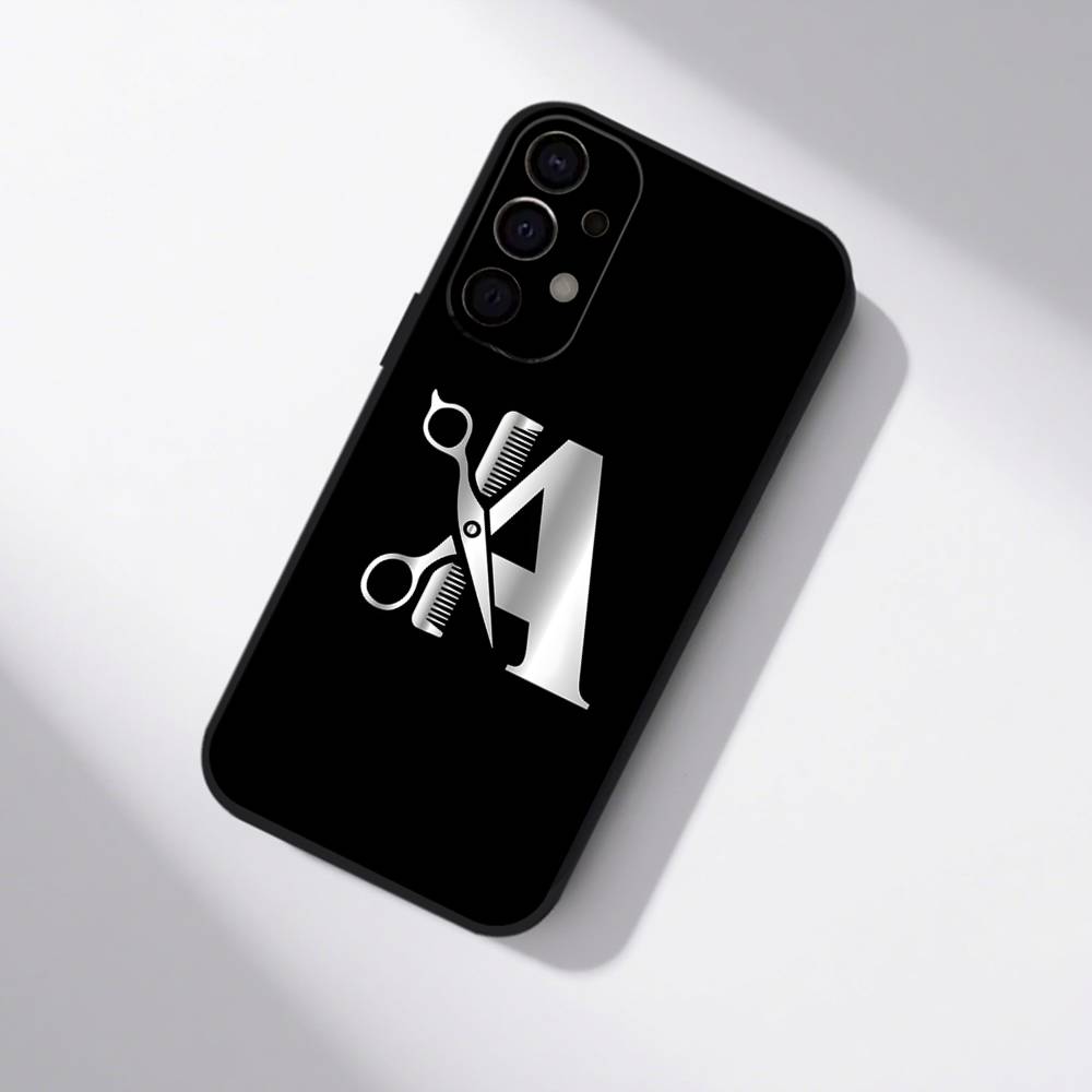 Barber Shop Hair Stylist Salon Phone Case For Samsung S25,S24,S21,S22,S23,S30,Ultra,S20,Plus,Fe,Lite,5G Black Cover