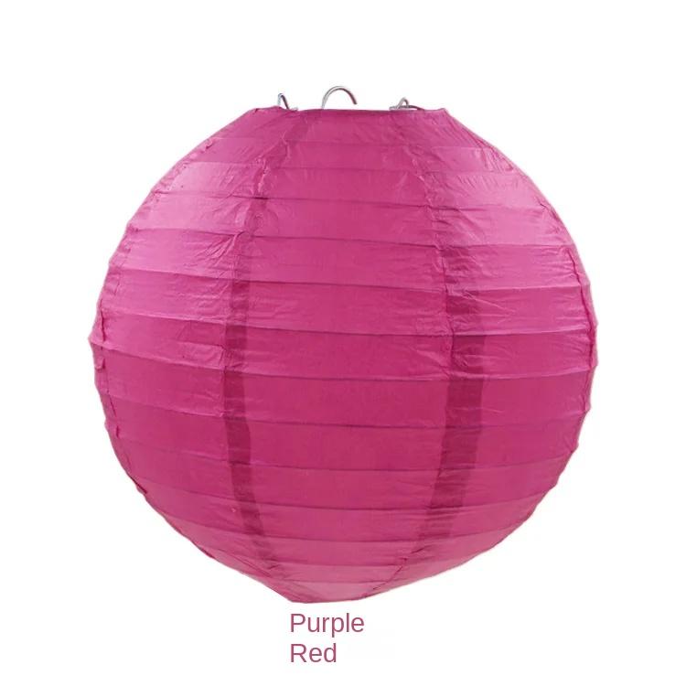 4/6/8/10/12/14/16inch Chinese Paper Ball Lampion Hanging White Wedding Decoration Paper Lanterns Lampshade Birthday Party Decor