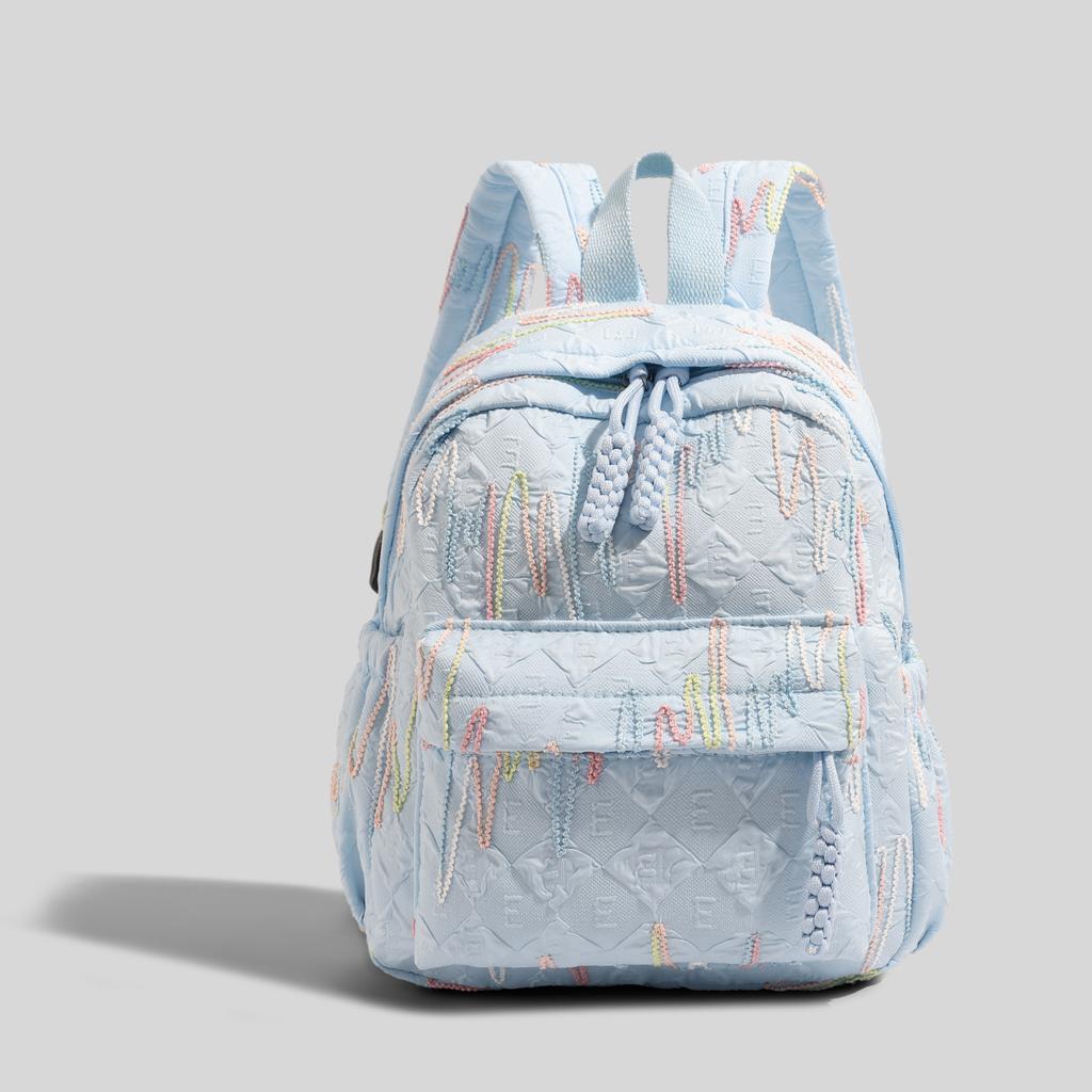 Girls Mini Backpack with Adjustable Shoulder Straps - Zipper Closure for School