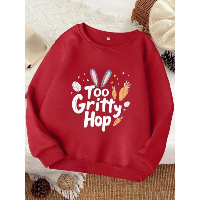 European sizes Fashionable Kids' Crew Neck Sweatshirt | Comfortable, Casual Style with Random Print, Perfect for Fall/Winter Outdoor and Home Wear