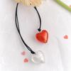 [Hei] Marble Heart String Necklace