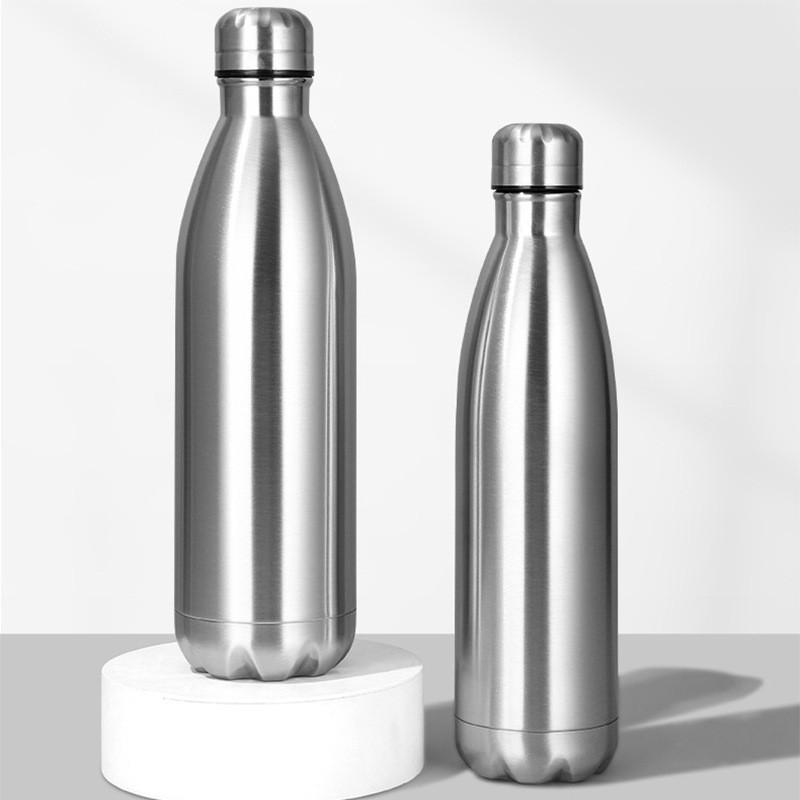 Stainless Steel Vacuum Insulated Water Bottle 500ml 750ml 1000ml Double Wall Sport Travel Mug Office Car Outdoor Use