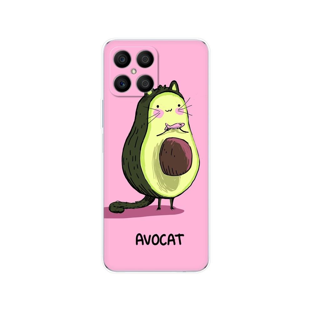 Husa pentru Honor X8 Husa din spate pentru HonorX8 Husa Honor X 8 Husa transparenta pentru telefon Geanta de protectie Tpu Husa din silicon moale Bara de protectie