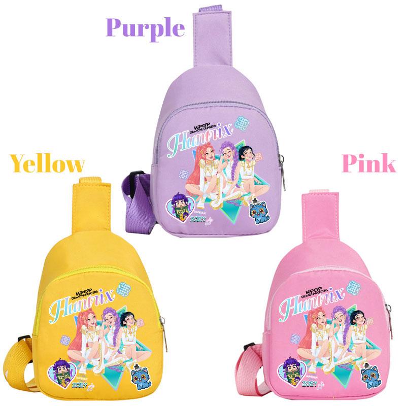 For kpop Shoulder Backpack Chest Bag K-pop Diagonal Cartoon Student Classic Lightweight Girly Gift Storage travel crossbody bag
