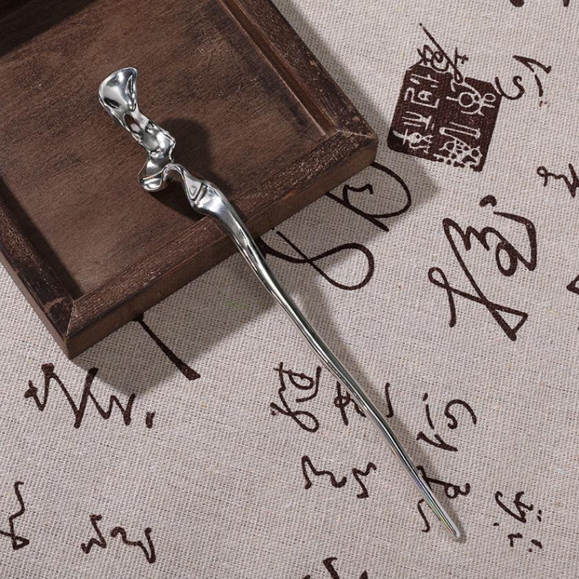 Novos Grampos de Cabelo de Metal Minimalista Forma de Cobra Halloween Palitos de Cabelo Hashi Acessórios de Joalheria Penteado para Mulheres Presentes