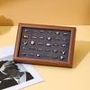 Elegant Jewelry Display Tray Convenient Accessories Holder Plate Dustproof Earrings Necklaces Bracelets Organizer