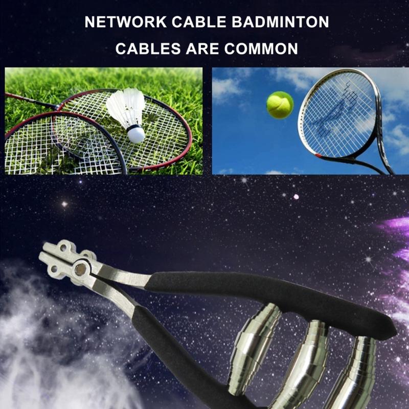 Badminton Racket Starting Stringing Clamp Wide Racket Starting Clamp Tennis Racket 3 Spring Starter Stringing Tool