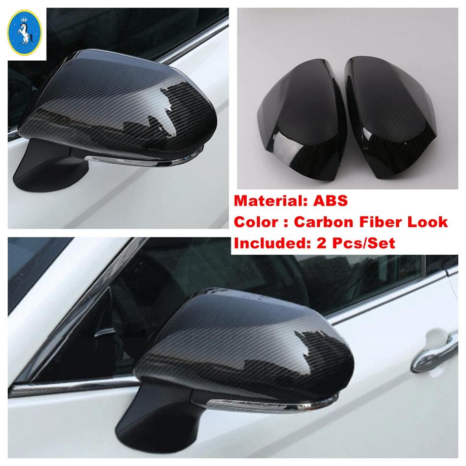 Rearview Mirror / Steering Wheel / Gear Shift Head Cover Kit Trim Fit For Toyota Camry 2018 -  Carbon Fiber Car Accessories