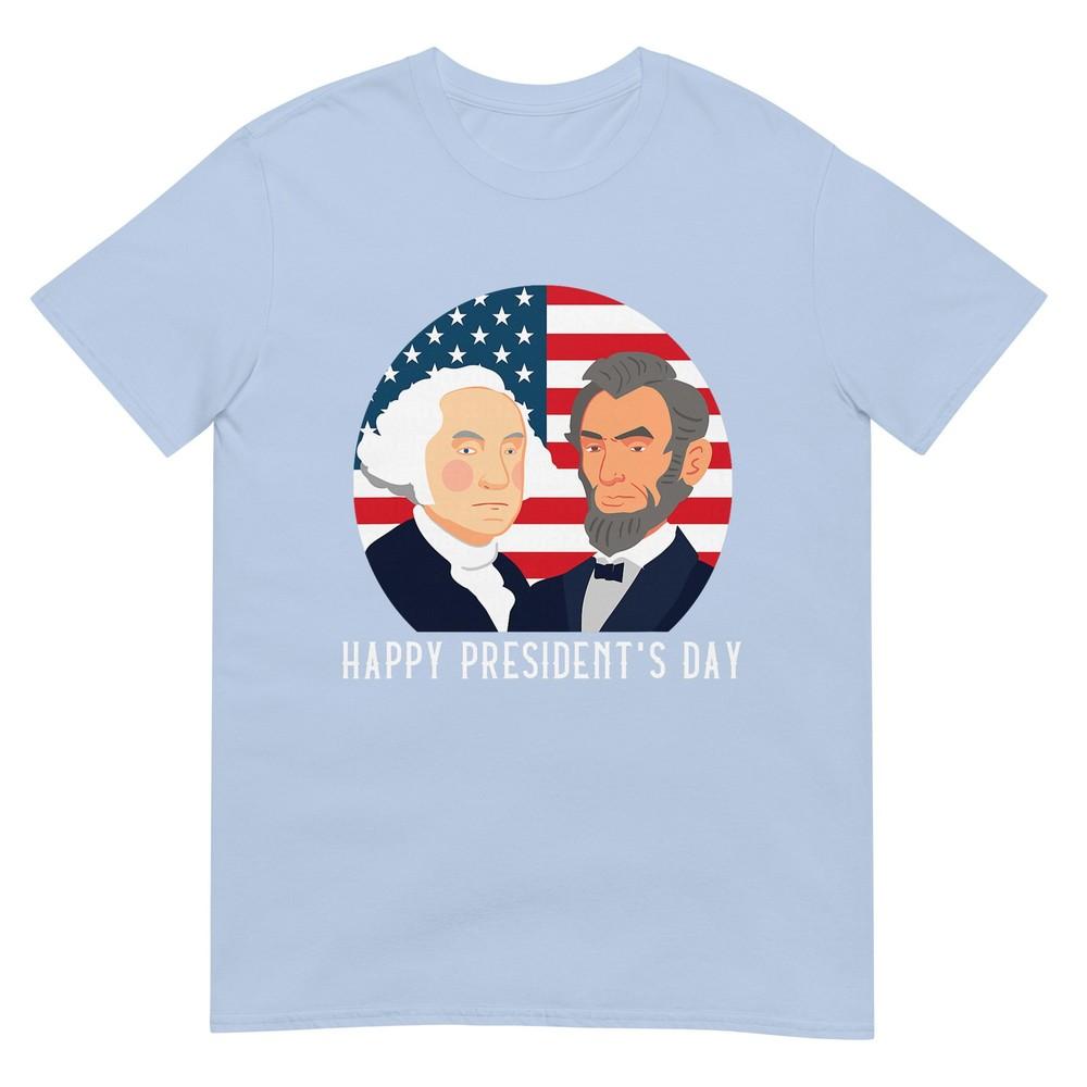 Happy Presidents Day Washington Lincoln Costume Outfit Tshirt S