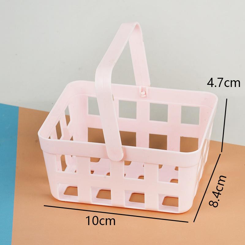 Mini Simulation Shopping Basket Children'S Play House Doll House Model Ornament Toy